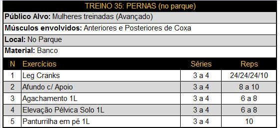 Treino 35 - Perna (Parque) 1